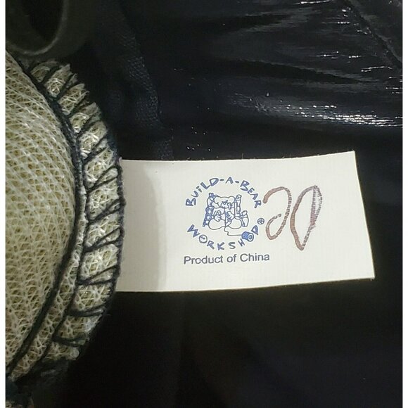 Build A Bear Police Officer Uniform Outfit Shirt Tie Pants Belt Hat Blue BBPD - Picture 10 of 10